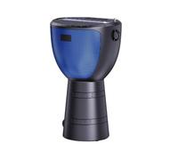 summina Altavoz Solar BT Altavoz Inalámbrico Portátil para Exteriores con Forma de Tambor Africano Función de Iluminación de Linterna Senderismo Ciclismo Panel Solar Incorporado Altavoz Inalámbrico