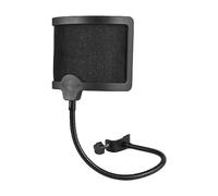 summina Filtro pop tipo U Studio Mic Shield Máscara de aislamiento para parabrisas, pantalla de aislamiento de micrófono, malla tipo U, filtro acústico, filtro pop tipo U, filtro Bop Net Pop con