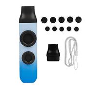 summina Kazu Flauta Agujero de flauta doble Kazoo Agujeros de flauta doble Boquilla de soplado reemplazable 10 piezas Instrumento musical de membrana Ukelele Guitarra Socio Instrumento musical