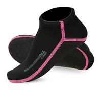 Summshall Calcetines de neopreno antideslizantes de 3 mm para hombres y mujeres, calcetines de aleta cálidos, calcetines térmicos de natación para agua fría, esnórquel, kayak, playa, senderismo