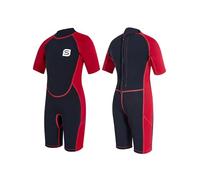 Summshall Traje de neopreno para niños de 2,5 mm, térmico, para natación, buceo, surf, traje de neopreno largo y cálido, para niñas y niños, protección UV y ultra elástico