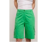 Summum Woman Cargo Shorts Cotton Stretch Island Green Talla: 44 | Pantalones Cortos Outlet | Mujer | Verde