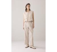 Summum Woman Cocoon Chino Pant Lt Wt Aurora Twill Pebble Beige Talla: 34 | Pantalones Formales Outlet | Mujer | Marrón