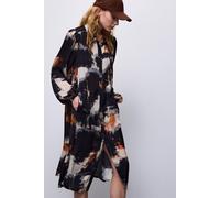 Summum Woman Dress Painted Print Blacks Talla: 34 | Blusón Outlet | Mujer | Negro