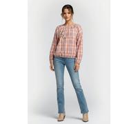Summum Woman Longsleeve Top Pink Check Rose Smoke Talla: 34 | Manga Larga Outlet | Mujer | Rosa