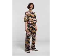 Summum Woman Pants Watery Print On French Terry Multicolour Talla: L | Outlet | Mujer |
