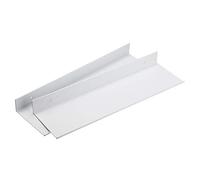 Sumnacon Juego de 2 estantes flotantes de pared,Blanco