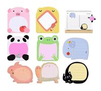 Sumnos 32 Paquete Pequeños Blocs de Notas para Regalos Infantiles, Notas Adhesivas de Dibujos Animados, Blocs de Notas Autoadhesivos, Pequeños Regalos para Fiestas de Cumpleaños Escolares Infantiles