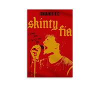 Sumooa Fontaines Póster de música D.C. Póster de música punk cinta vintage para habitaciones, arte estético en lienzo para decoración de dormitorio, póster de 30 x 45 cm