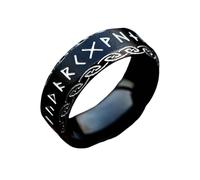 Sumpgle Anillo de acero de titanio minimalista de estilo coreano para hombres y mujeres Joyería vintage de acero inoxidable