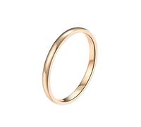 Sumpgle Anillo simple de una sola cola de 2 mm Anillos de pareja Anillos de acero de titanio chapados al vacío y anillos morados Bisutería de moda