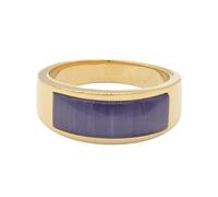 Sumpgle Anillo vintage de acero de titanio con esmeralda y ojo de gato, minimalista, unisex, anillo de boda, diseño único, accesorios de uso diario, 9