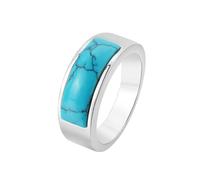 Sumpgle Anillo vintage de acero de titanio con esmeralda y ojo de gato, minimalista, unisex, anillo de boda, diseño único, accesorios de uso diario, 12