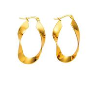 Sumpgle INS - Pendientes de acero de titanio con diseño de corazón y corazón Mobius
