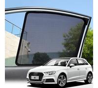 SUMRED Parasol Coche Lateral Ventana para Audi a3 8v sportback 2013-2017, Trasera Parasol Ventana Cortinas Coche Protección UV Protege Bebe Niños Mascotas,4PCS Rear+Triangular