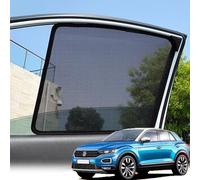 SUMRED Parasol Coche Lateral Ventana para T-ROC 2017-2023 TROC, Trasera Parasol Ventana Cortinas Coche Protección UV Protege Bebe Niños Mascotas,2PCS Rear