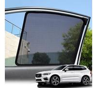 SUMRED Parasol Coche Lateral Ventana para Volvo XC60 2ND 2017-2023 XC 60, Trasera Parasol Ventana Cortinas Coche Protección UV Protege Bebe Niños Mascotas,4PCS Rear+Triangular