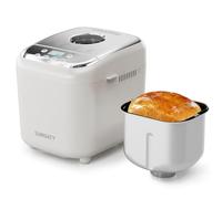 SUMSATY16-en-1 máquina de pan con ciclo casero y ajuste sin gluten, apto para principiantes 2 libras, 1 libra máquina de pan blanco con recetas y temporizador de retraso