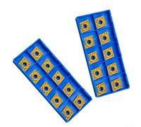 Sumsoctober 10pcs CNMG120408HQ CNMG432HQ CA6525 Carburo CNC Torneado Insertos para Acero Inoxidable y Hierro Fundido Alta Resistencia al Desgaste