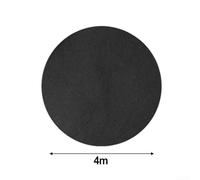 Sumsoctober Almohadilla inflable grande para piso, antideslizante, impermeable, protección del suelo, protector de suelo, tapete de fieltro absorbente para piscinas, 2 m, 4 m de diámetro (4 m)