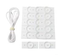 Sumsoctober Alto brillo para cuentas de lámpara SMD con lente óptica para reparación de TV LED de 32 a 65 pulgadas, varias opciones de voltaje (20 piezas de 3 V)