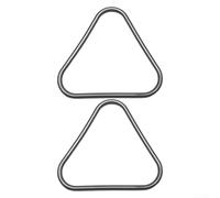 Sumsoctober Anillo de sellado de lavadora a presión para Karcher 9.081-422.0 Pieza de repuesto triangular de metal (2 piezas)