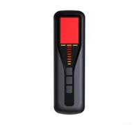 Sumsoctober Cámara inalámbrica RF y detector GPS para dispositivos ocultos, sistema antiescuchas 4 en 1 con escaneo infrarrojo y detección de 120°, herramienta portátil de seguridad de viaje, negro