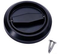 Sumsoctober Cerradura de puerta oculta moderna de acero inoxidable 304 con manija de tracción empotrada y cerradura de bola para aplicaciones de puerta interior (B)