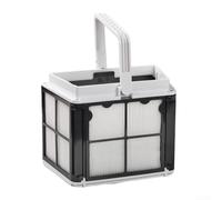 Sumsoctober Cesta de filtro ultrafina compatible con el limpiador robótico de piscinas DOLPHIN para Active 15 para E10 para T25 para S100 Reemplazo de panel de filtro ABS de alta eficiencia