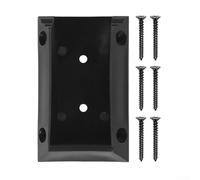 Sumsoctober Conectores de soporte de barandilla de cubierta para poste de madera de 2 x 4 pulgadas, sistema de soporte de balaustres de nailon negro, paquete de 20 (20 unidades)