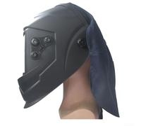 Sumsoctober Cubierta de casco de soldadura, extensión trasera de la cabeza trasera, accesorios de capucha de soldadura con sello de ajuste a presión para mayor comodidad del operador, se adapta a la