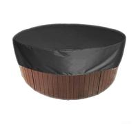 Sumsoctober Cubierta inflable portátil para bañera, impermeable, a prueba de polvo, cobertura completa, protector de spa con cordones ajustables, tela Oxford (82 x 30 cm)