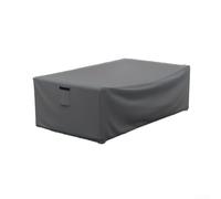 Sumsoctober Cubierta rectangular impermeable 210D Oxford de la tabla de café del patio con la capa 48×28×13 de la PU en