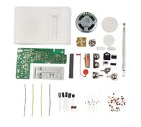 Sumsoctober Kit de montaje de radio FM/AM 210SP Construye tu propio proyecto de soldadura de radio DIY con circuito TA7642 TDA2822 Chip de audio Receptor de doble banda