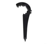 Sumsoctober Llave de tubería de polietileno de conexión rápida para fontanería de PVC de 20/25/32/40/50/63 mm, plástico negro (25 mm)