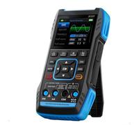 Sumsoctober Multímetro de osciloscopio digital de mano 3 en 1 con generador de señal, ancho de banda de doble canal de 10 MHz, para pruebas y reparación electrónica (estándar)
