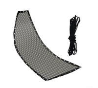 Sumsoctober Paño de repuesto para silla colgante para silla colgante - 64 x 197 x 23 cm, diseño de rombos, tela de textileno, impermeable y resistente al desgarro, funda de repuesto para tumbona de