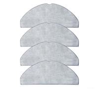 Sumsoctober Paños de microfibra de repuesto para Xiaomi S20 (D106)/3C Plus (B112) de alta absorción sin arañazos, diseño robot, piezas de repuesto para todo tipo de piso (paquete de 4)