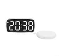 Sumsoctober Reloj despertador para personas que duermen mucho o con discapacidad auditiva, reloj despertador fuerte con agitador de cama, relojes despertadores sordos con vibración, regulador de