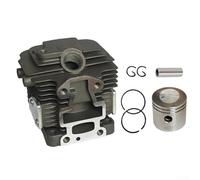 Sumsoctober Repuesto de conjunto de pistón de cilindro para Kawasaki TJ23V 11005-0646 Kit de motor compatible con recortadora de cepillo TJ23 (B)