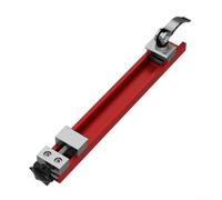 Sumsoctober Riel de guía de sierra circular, guía de base ajustable de aleación de aluminio para carpintería, guía de corte eléctrica diseñada para tareas de corte y fresado (360 mm)