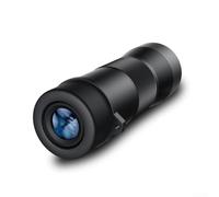 Sumsoctober Telescopio monocular negro, impermeable y relleno de nitrógeno, monocular para observación de aves, senderismo, camping, con correa de mano 8 x 42 / 10 x 42 (8 x 42)