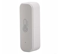Sumsoctober Termómetro inteligente WiFi Sensor higrómetro Sensor inalámbrico Temperatura Humedad Monitor Alta Precisión Batería Larga Duración Remoto Interior Exterior Invernadero Invernadero Inicio