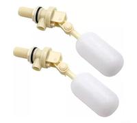 Sumsoctober Válvula de flotador de agua estable,Válvulas flotantes de plástico ABS,Para nivel de agua constante,Puede soportar alta presión,Conservación de agua,2PCS