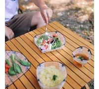 Sumsoctober Vaso de silicona plegable ligero de 19 g, ideal para acampar y aventuras al aire libre, diseño resistente al calor (A)