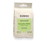 SUMSU Toallitas húmedas de Pepino y Melón para Perro y Gato- 25 Unidades