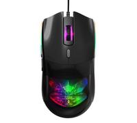 Sumvision STAR INCEOPTOR - Ratón RGB para juegos de 12800 DPI programable con cable con software macro, diseño ergonómico, precisión de 30 G e iluminación RGB para PC/portátil