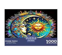 Sun and Moon Rompecabezas Imposible,desafío for Adults Juego Educativo 1000 Piezas Obra De Arte De Juego De para Adultos, Regalos A Partir De 14 Años 38x26cm/1000pcs