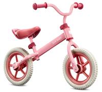 sun baby Bicicleta sin Pedales para niños 2 Años Molto Strada, MAX. 30 kg, Balance Bike con neumáticos de Espuma, sillín y Manillar Ajustables, Cuadro de Acero - Pink Candy