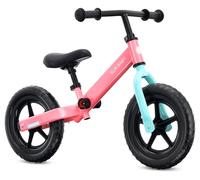 sun baby Bicicleta sin Pedales para niños Modern - 2 años, Balance Bike, cuadro de acero, ruedas EVA, sillín y manillar ajustables - Rosa-menta